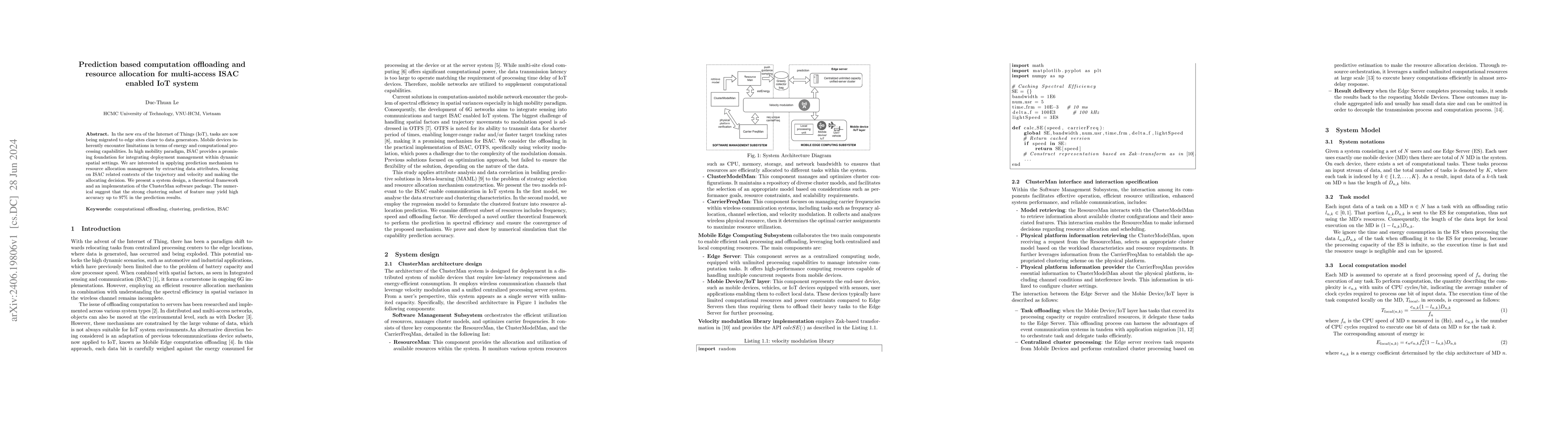 Thumbnail for Prediction based computation offloading and resource allocation for
  multi-access ISAC enabled IoT system