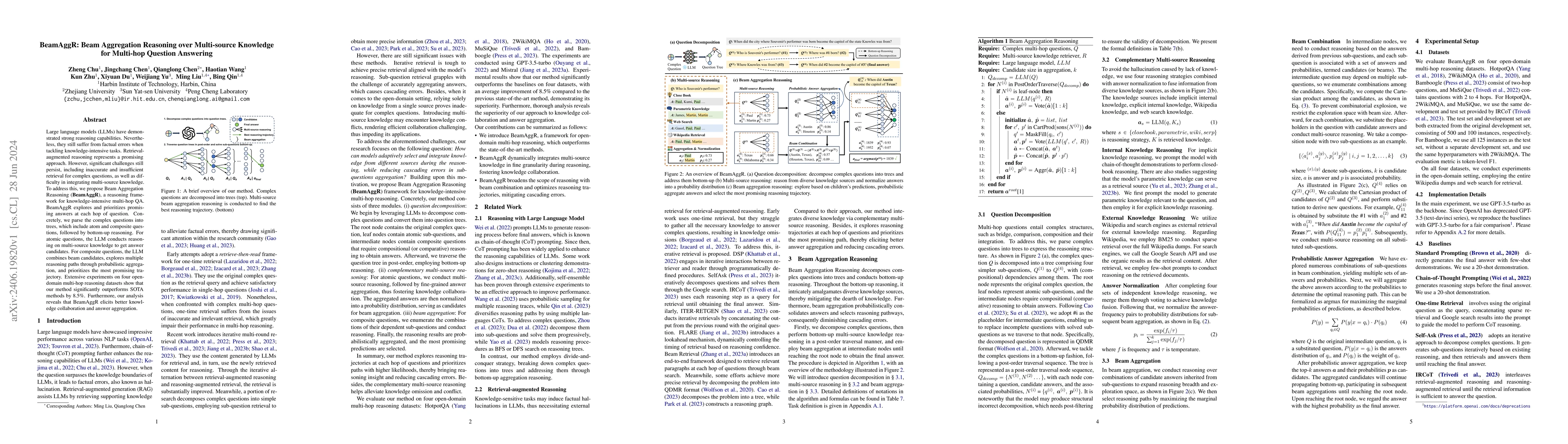 Thumbnail for BeamAggR: Beam Aggregation Reasoning over Multi-source Knowledge for
  Multi-hop Question Answering