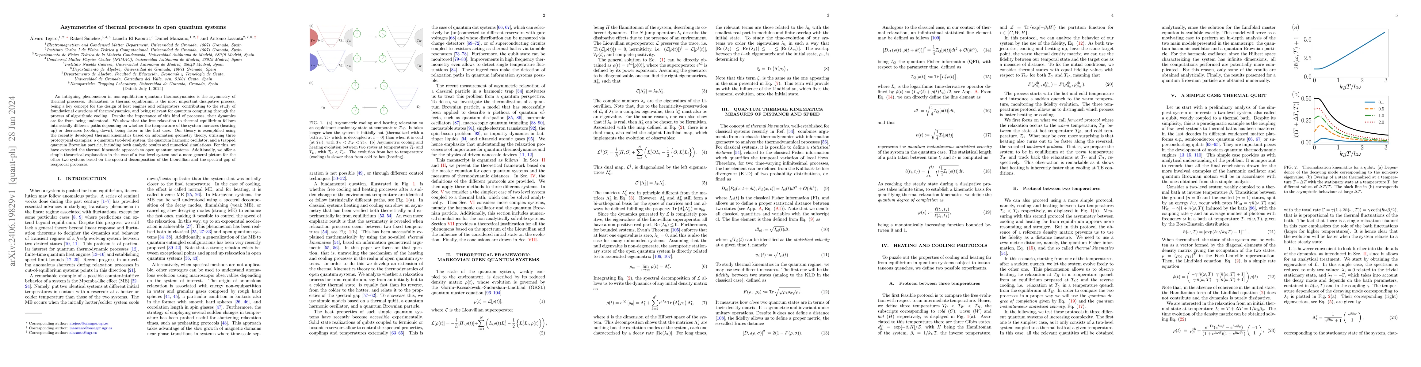 Thumbnail for Asymmetries of thermal processes in open quantum systems