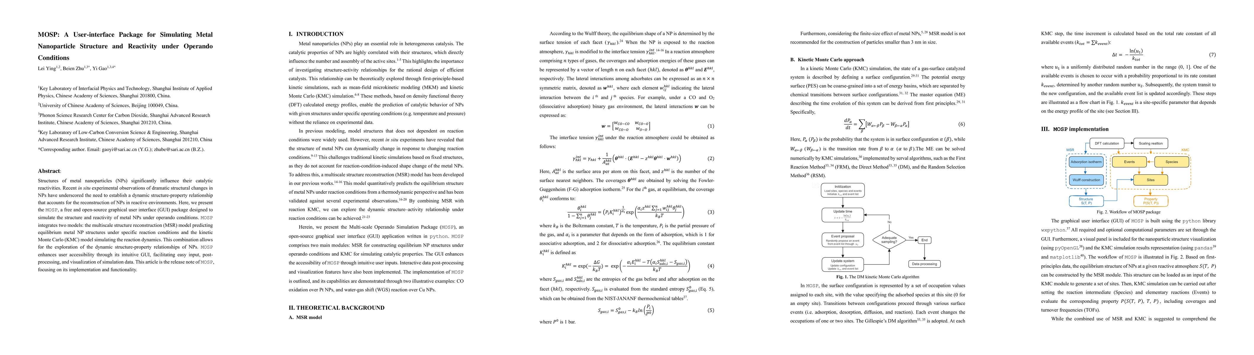 Thumbnail for MOSP: A User-interface Package for Simulating Metal Nanoparticle
  Structure and Reactivity under Operando Conditions