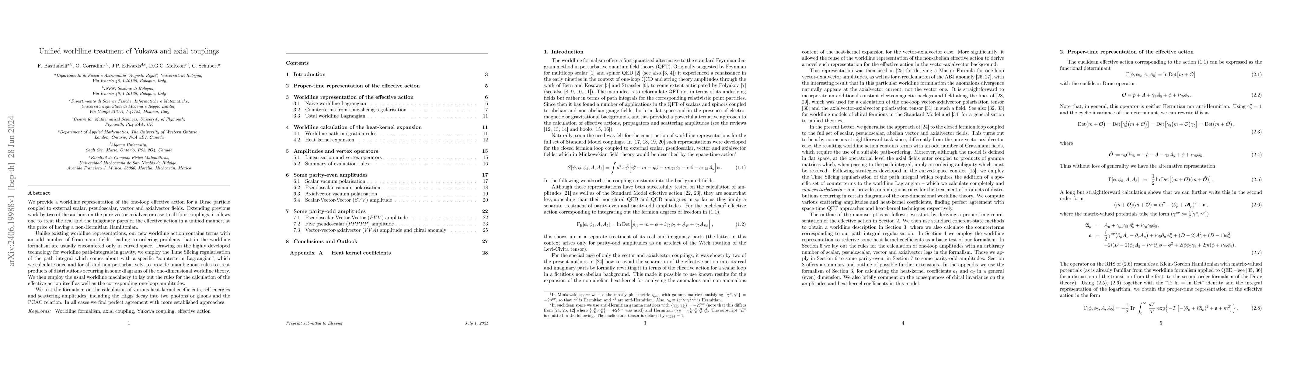 Thumbnail for Unified worldline treatment of Yukawa and axial couplings