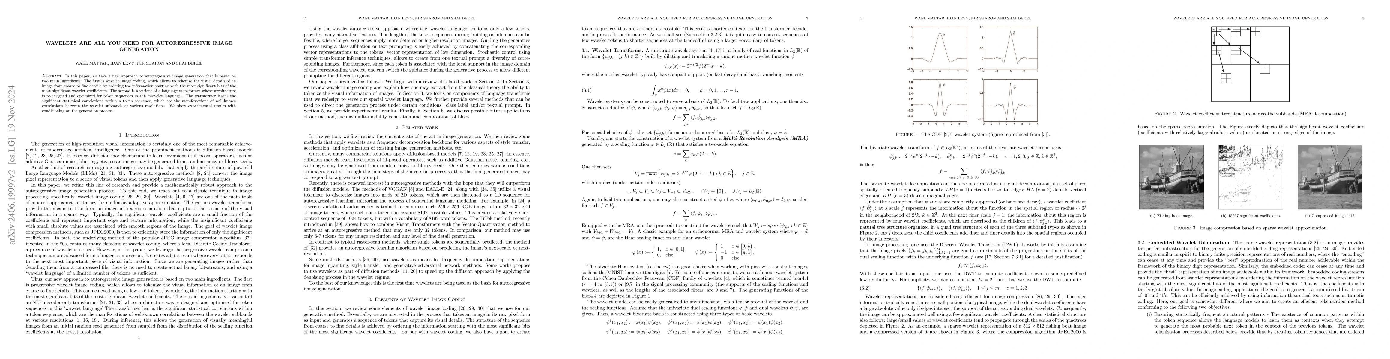Thumbnail for Wavelets Are All You Need for Autoregressive Image Generation