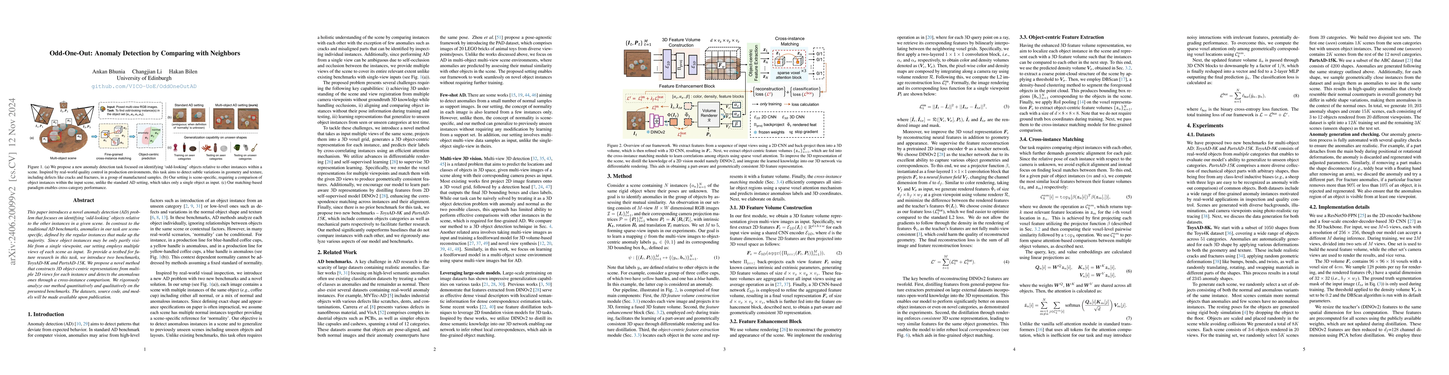 Thumbnail for Odd-One-Out: Anomaly Detection by Comparing with Neighbors