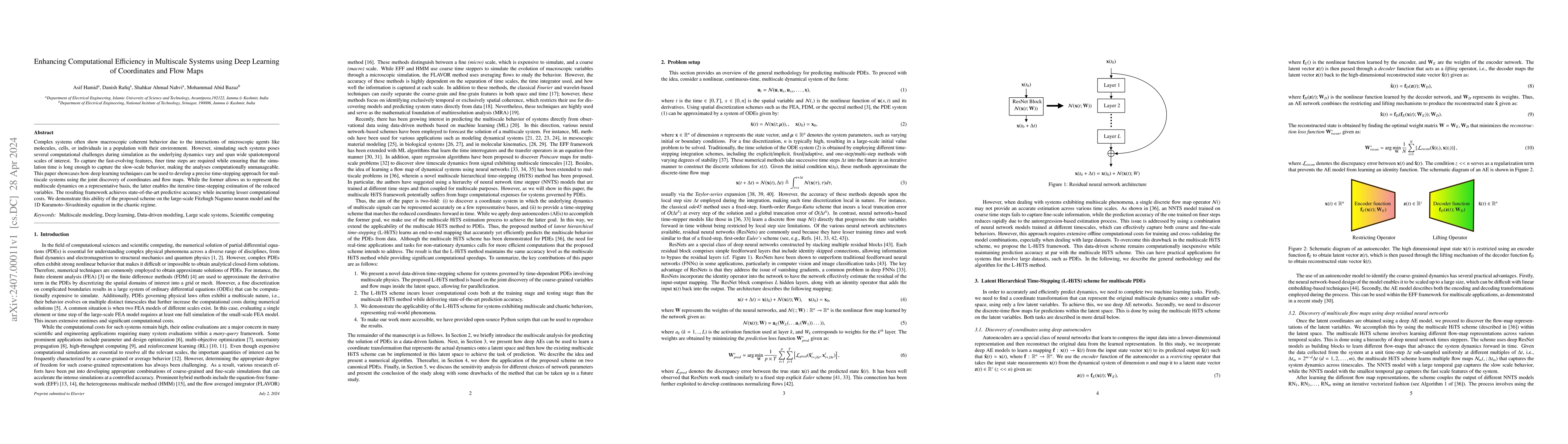 Thumbnail for Enhancing Computational Efficiency in Multiscale Systems Using Deep
  Learning of Coordinates and Flow Maps
