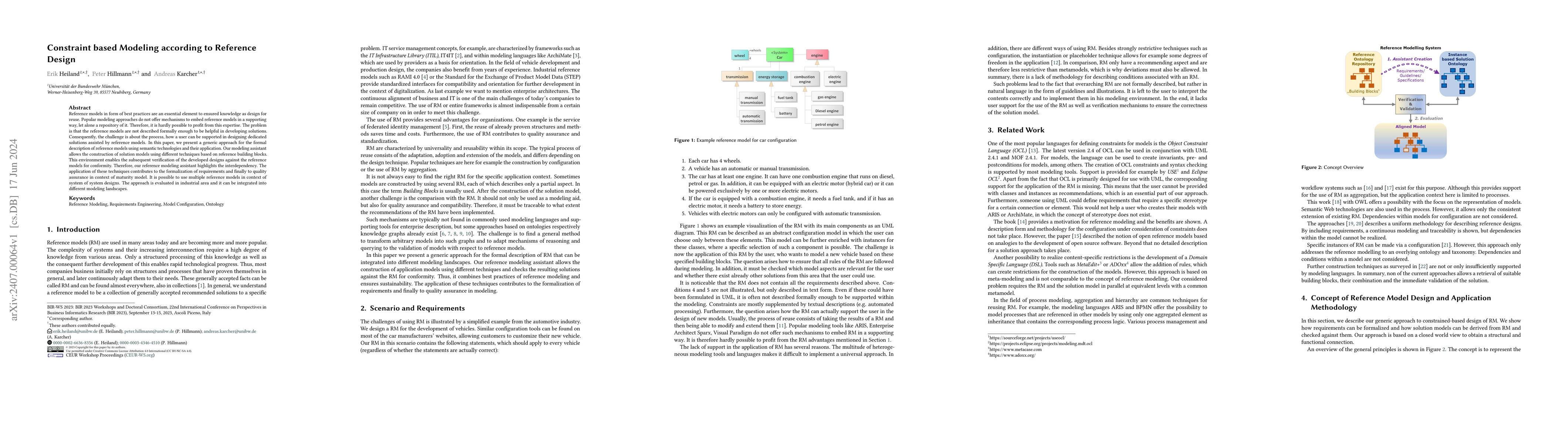 Thumbnail for Constraint based Modeling according to Reference Design
