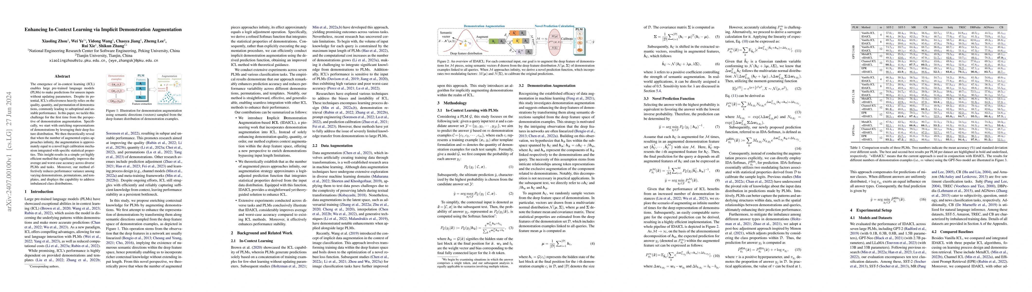 Thumbnail for Enhancing In-Context Learning via Implicit Demonstration Augmentation