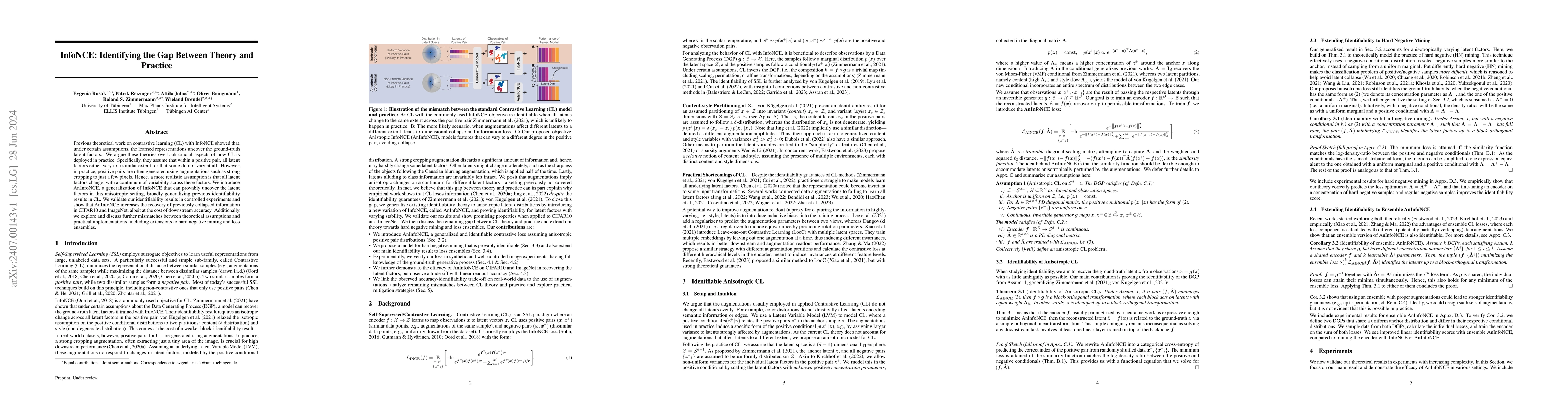 Thumbnail for InfoNCE: Identifying the Gap Between Theory and Practice