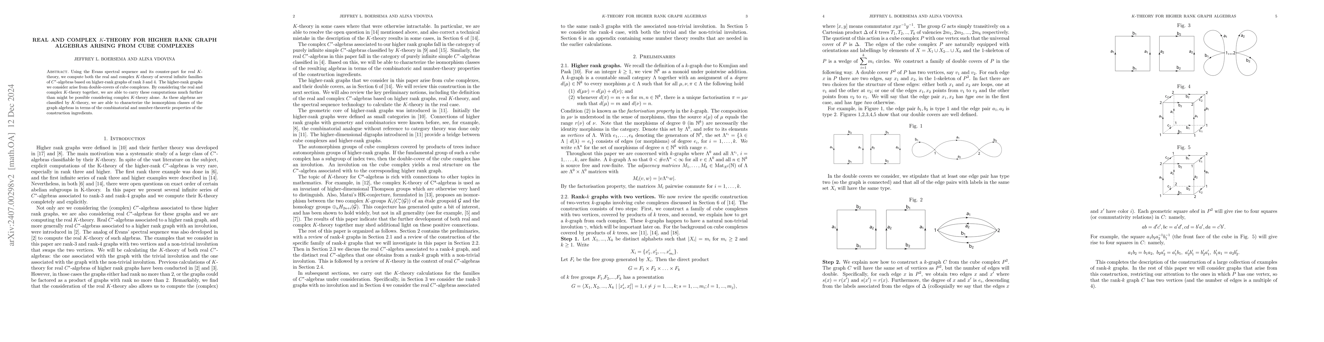 Thumbnail for Real and complex K-theory for higher rank graph algebras arising from
  cube complexes