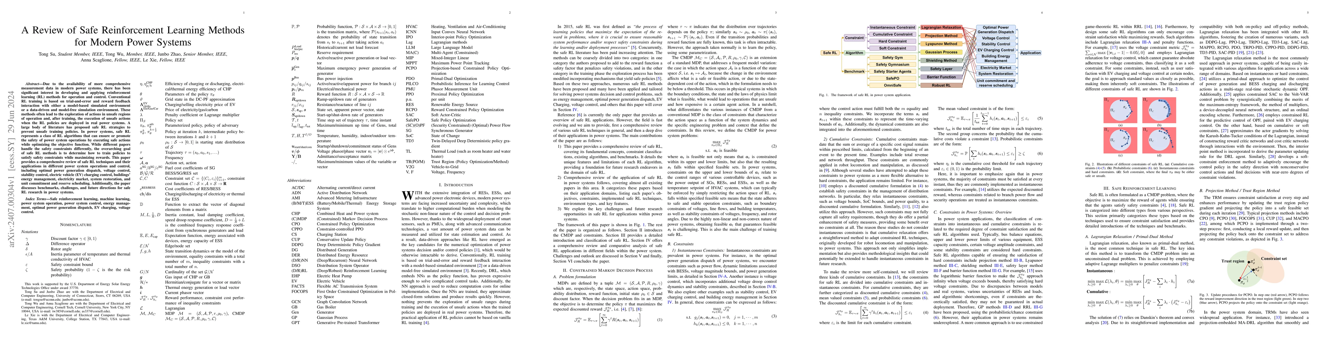 Thumbnail for A Review of Safe Reinforcement Learning Methods for Modern Power Systems