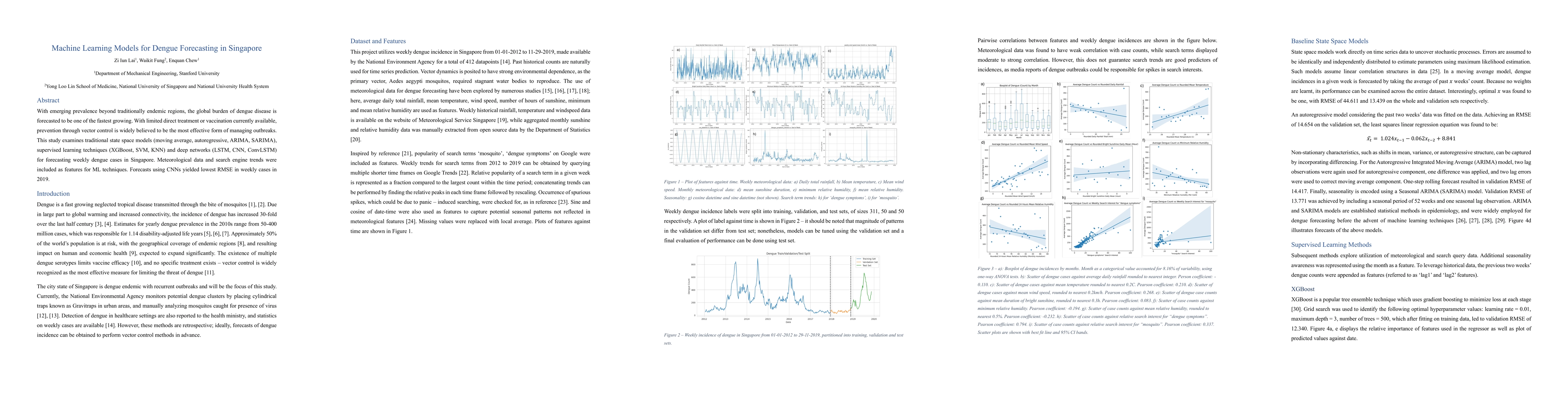 Thumbnail for Machine Learning Models for Dengue Forecasting in Singapore