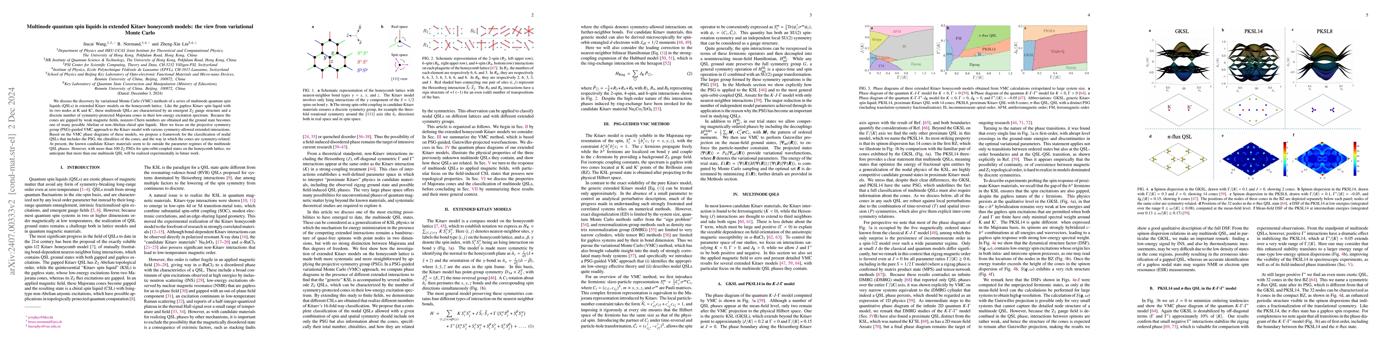 Thumbnail for Multinode quantum spin liquids in extended Kitaev honeycomb models: the
  view from variational Monte Carlo