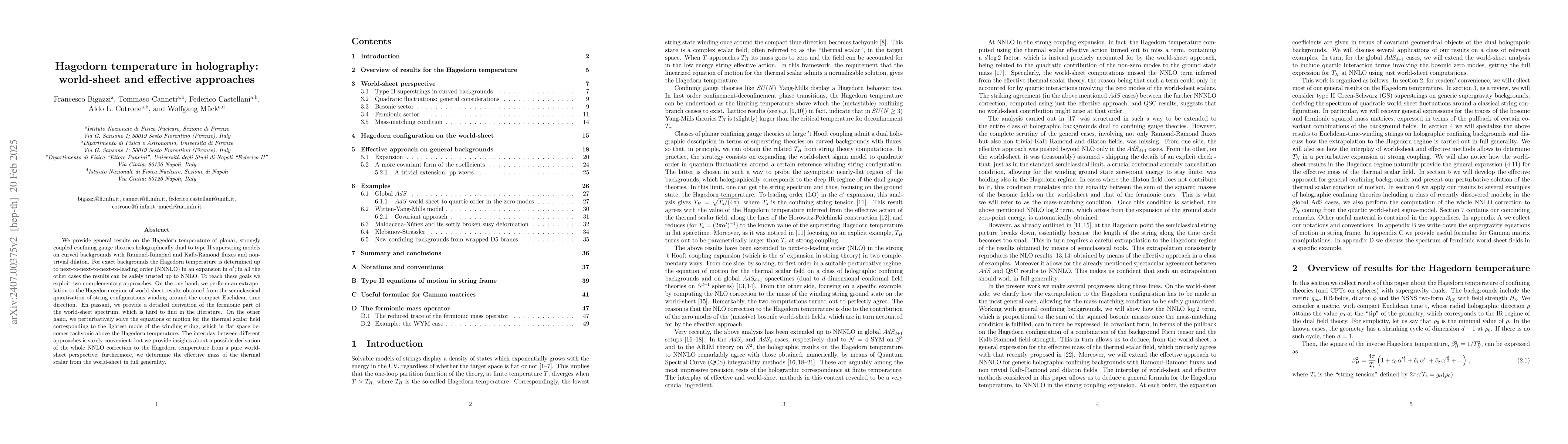 Thumbnail for Hagedorn temperature in holography: world-sheet and effective approaches
