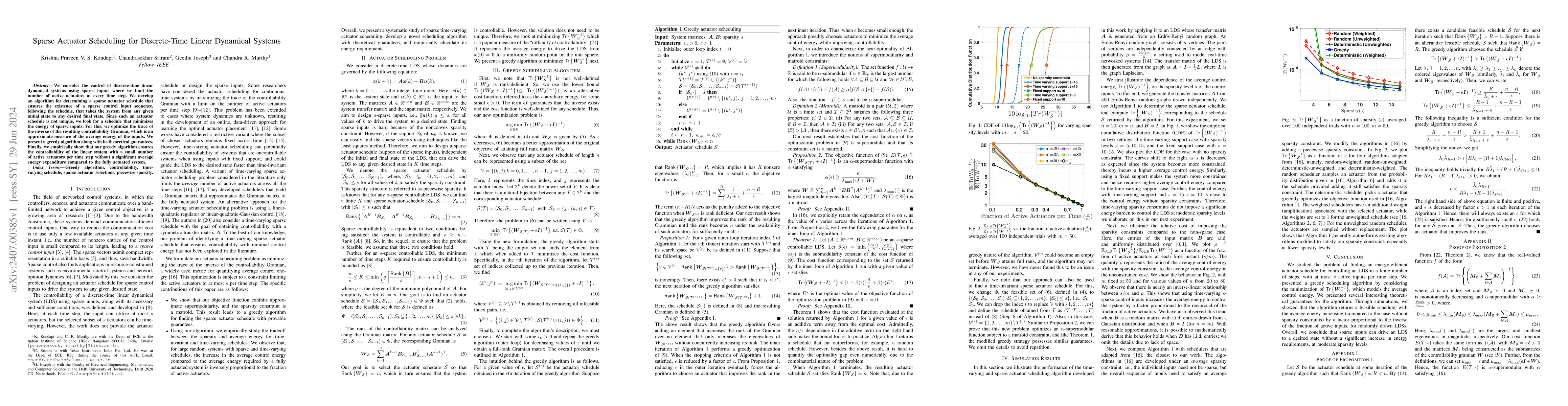Thumbnail for Sparse Actuator Scheduling for Discrete-Time Linear Dynamical Systems