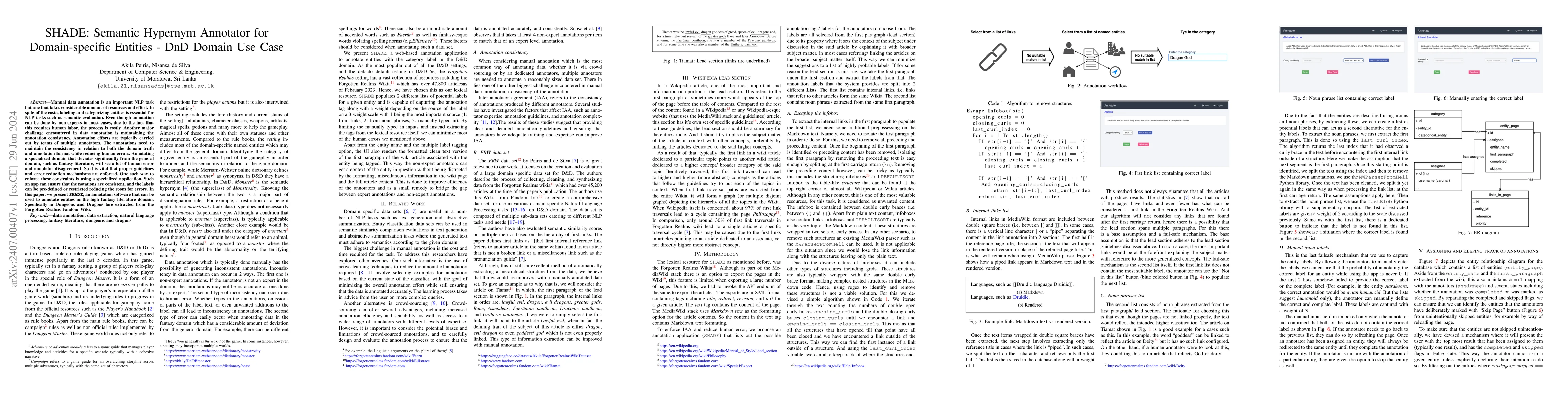 Thumbnail for SHADE: Semantic Hypernym Annotator for Domain-specific Entities -- DnD
  Domain Use Case