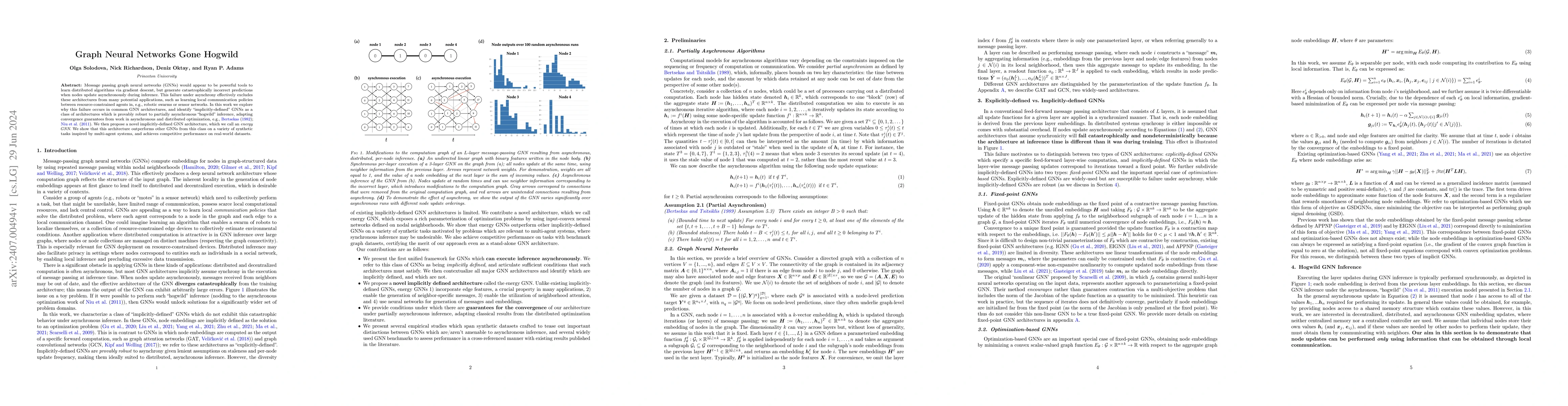 Thumbnail for Graph Neural Networks Gone Hogwild