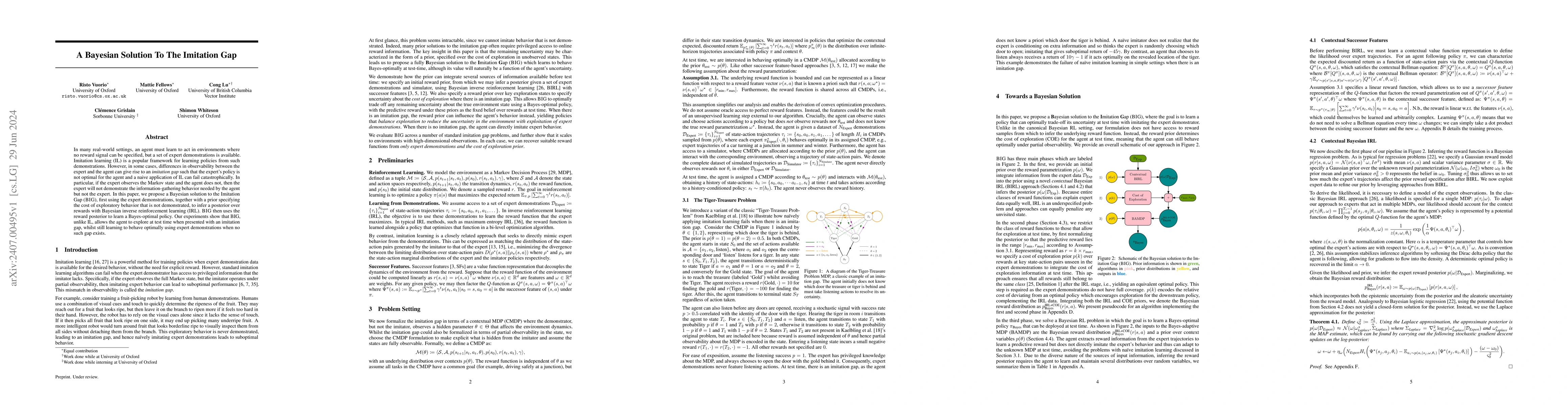 Thumbnail for A Bayesian Solution To The Imitation Gap