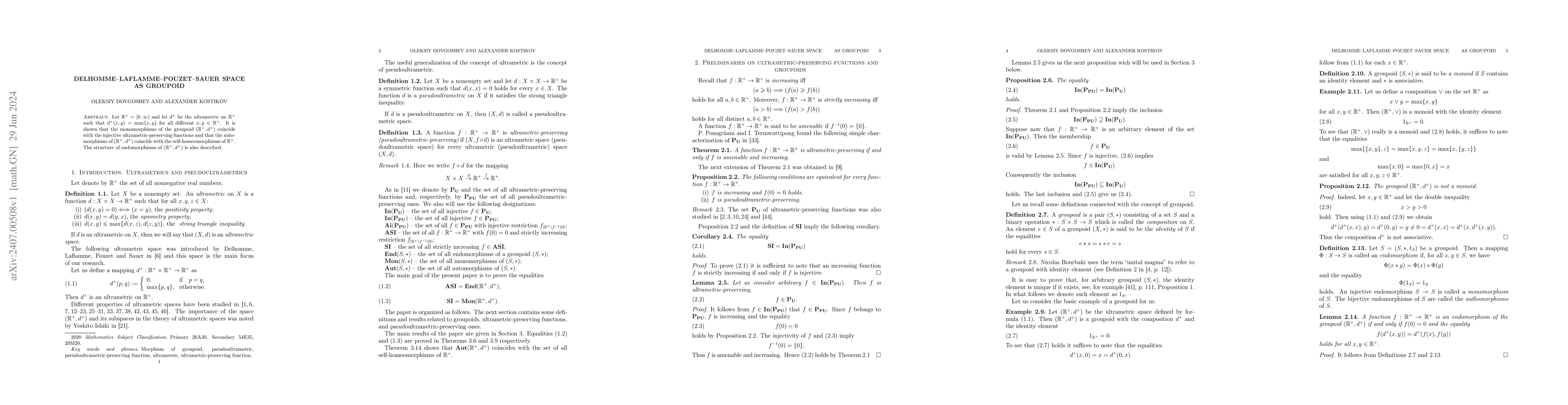 Thumbnail for Delhomme-Laflamme-Pouzet-Sauer space as groupoid
