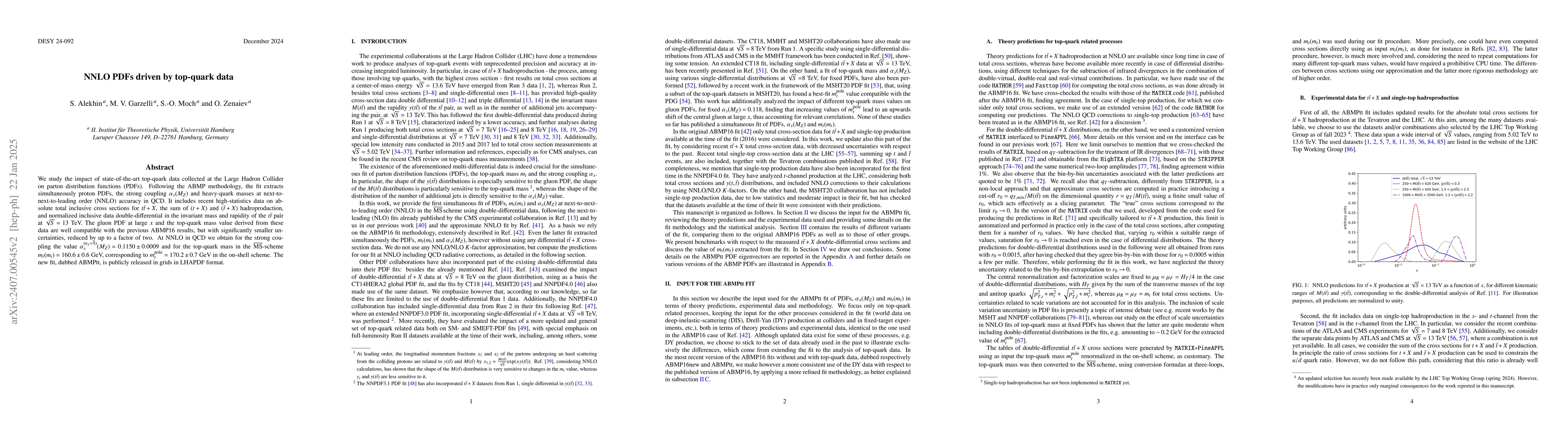 Thumbnail for NNLO PDFs driven by top-quark data