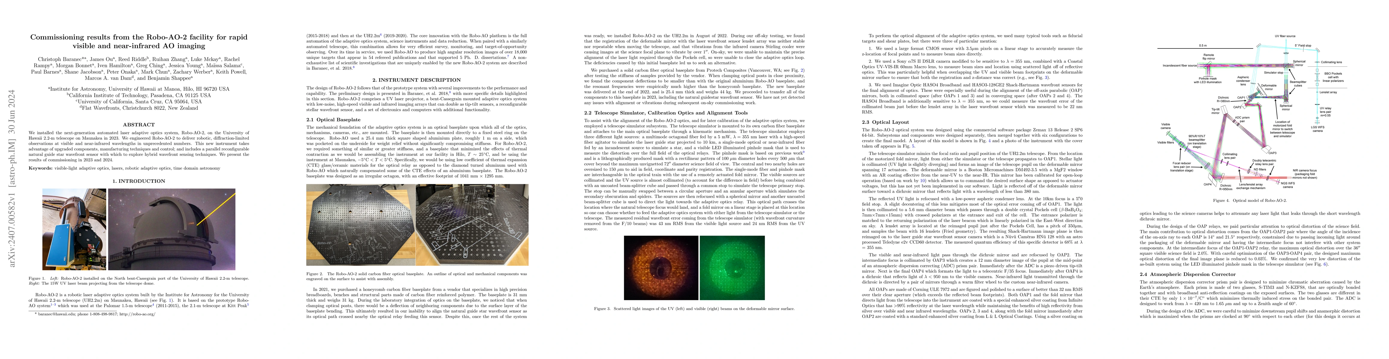 Thumbnail for Commissioning results from the Robo-AO-2 facility for rapid visible and
  near-infrared AO imaging