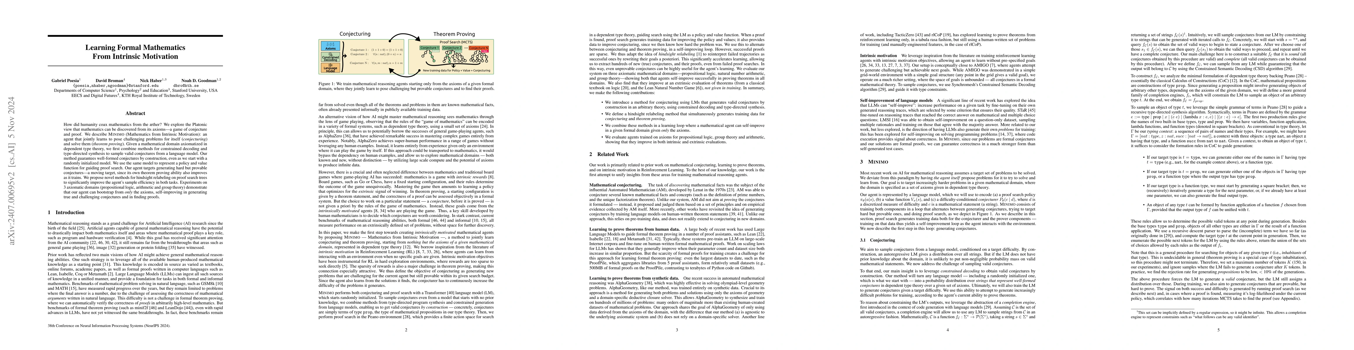Thumbnail for Learning Formal Mathematics From Intrinsic Motivation
