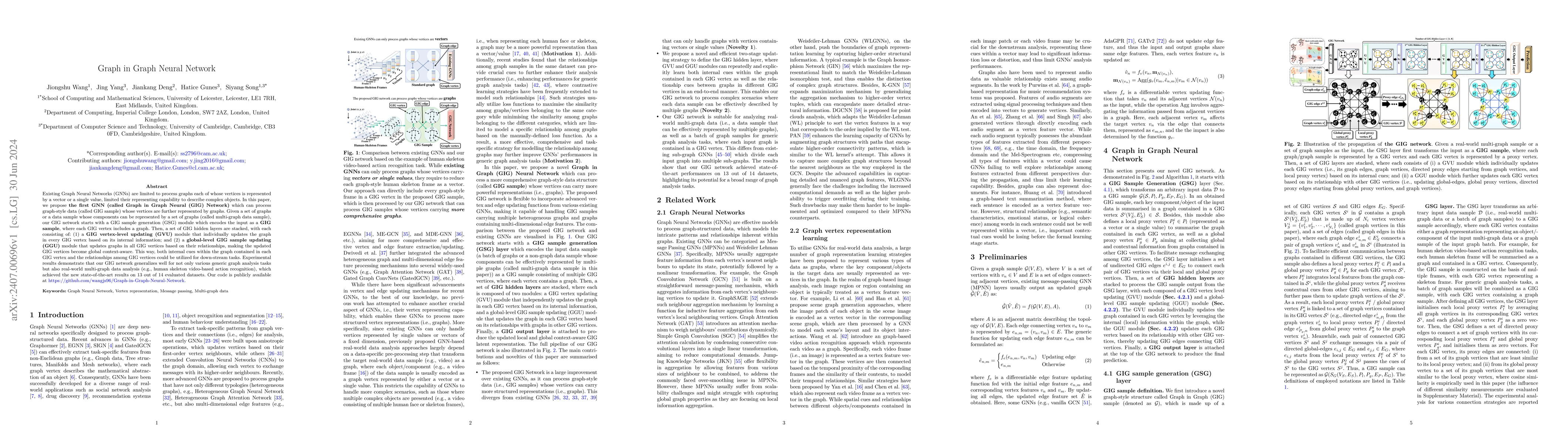 Thumbnail for Graph in Graph Neural Network