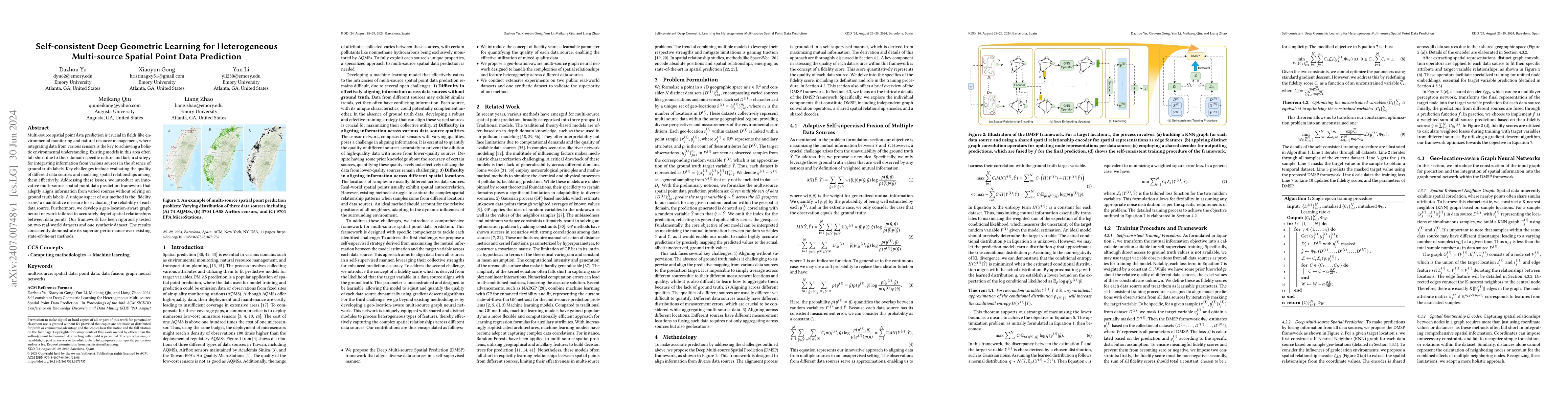 Thumbnail for Self-consistent Deep Geometric Learning for Heterogeneous Multi-source
  Spatial Point Data Prediction