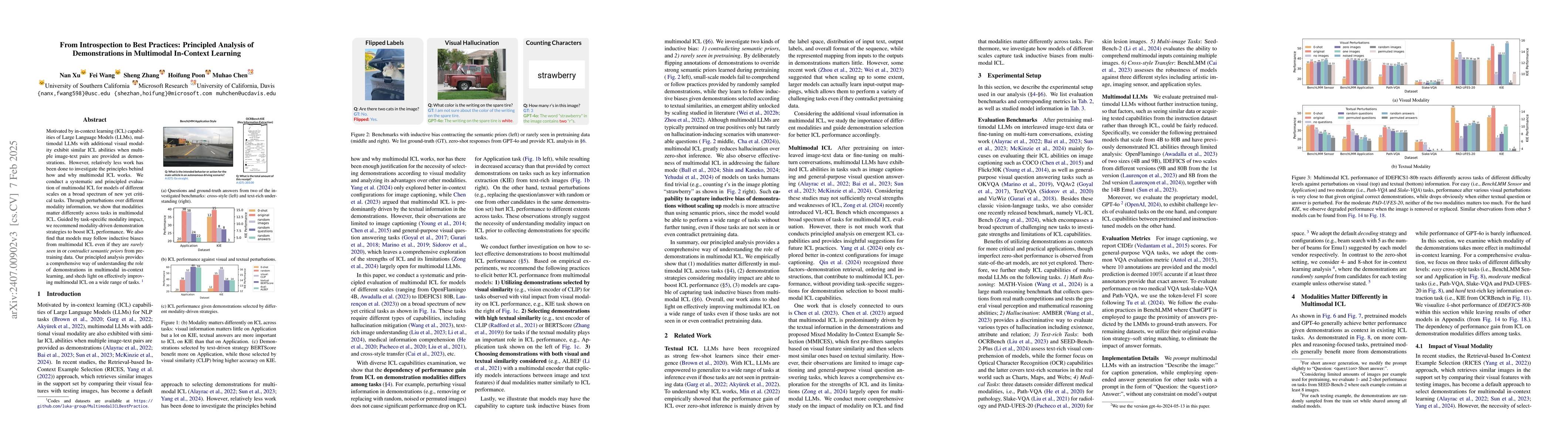 Thumbnail for From Introspection to Best Practices: Principled Analysis of
  Demonstrations in Multimodal In-Context Learning