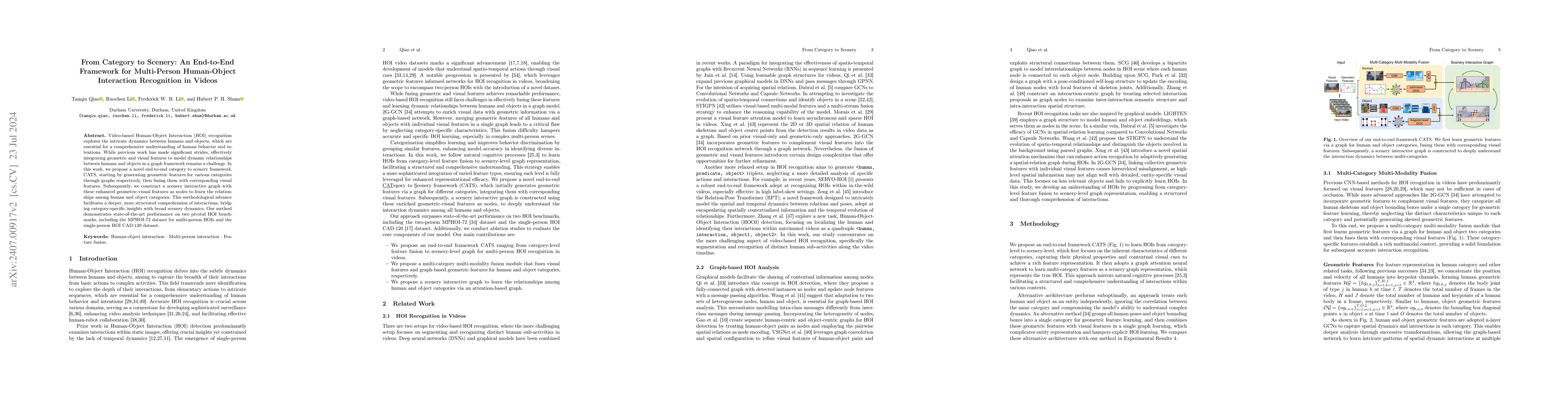 Thumbnail for From Category to Scenery: An End-to-End Framework for Multi-Person
  Human-Object Interaction Recognition in Videos