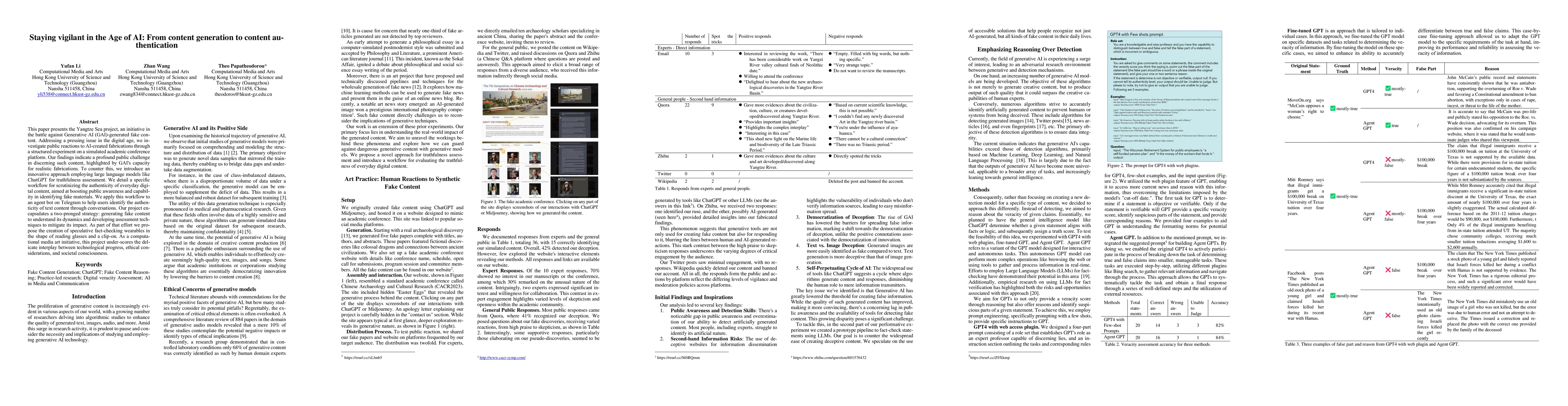 Thumbnail for Staying vigilant in the Age of AI: From content generation to content
  authentication