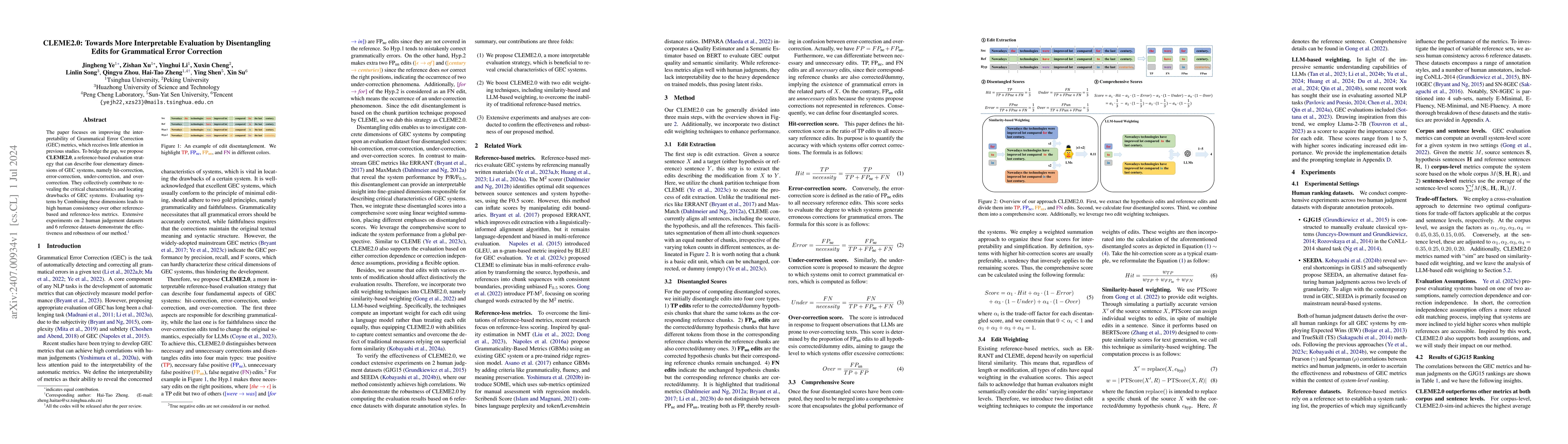 Thumbnail for CLEME2.0: Towards More Interpretable Evaluation by Disentangling Edits
  for Grammatical Error Correction