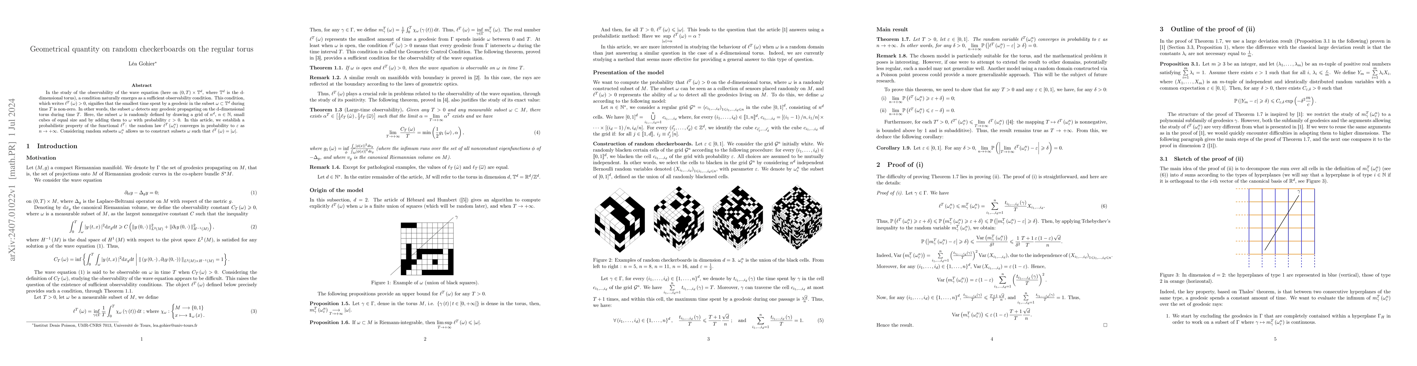 Thumbnail for Geometrical quantity on random checkerboards on the regular torus