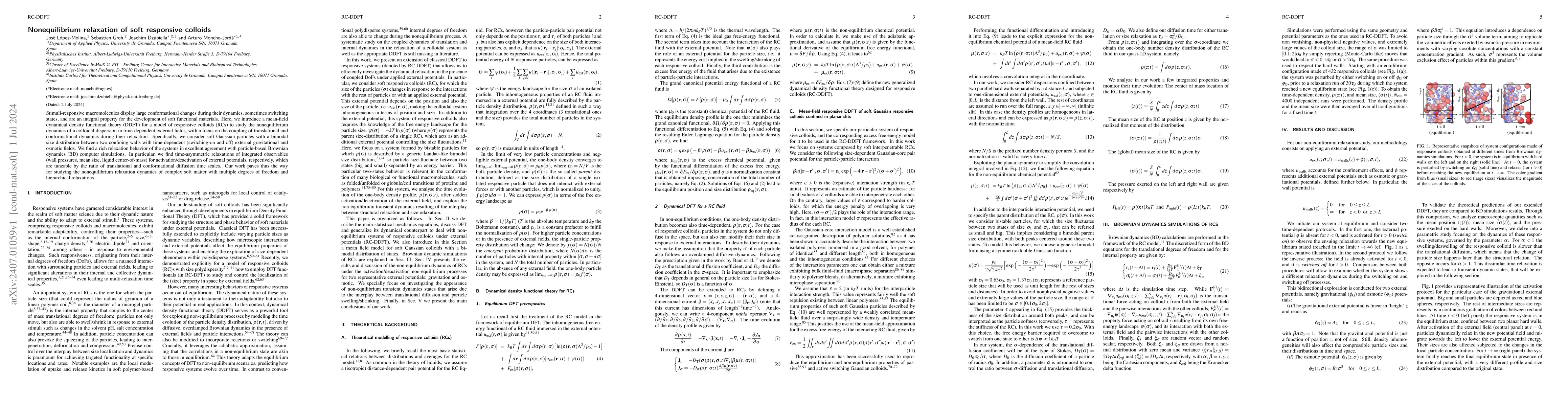 Thumbnail for Nonequilibrium relaxation of soft responsive colloids