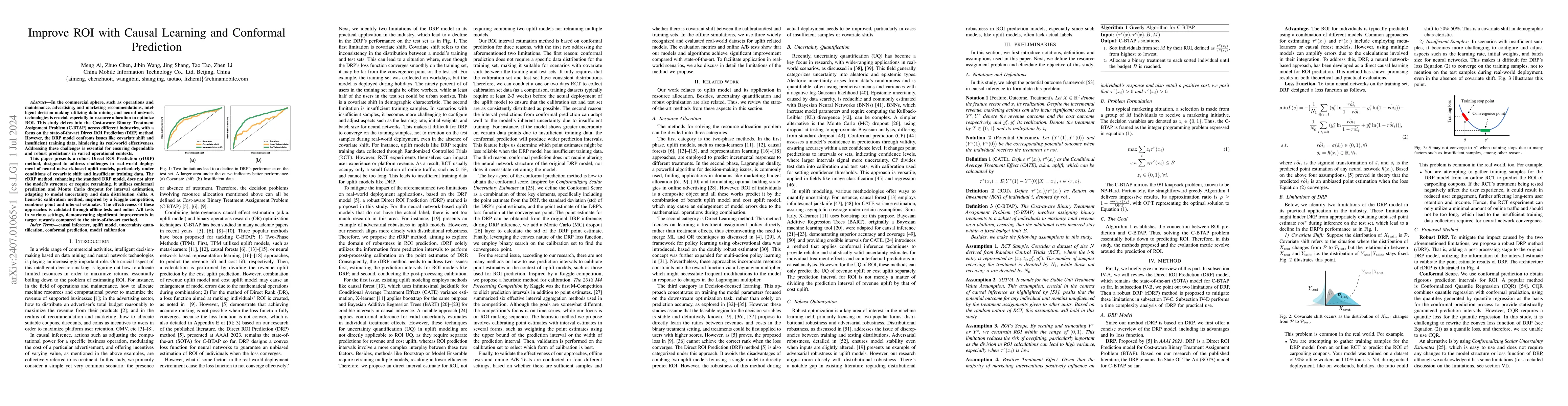 Thumbnail for Improve ROI with Causal Learning and Conformal Prediction