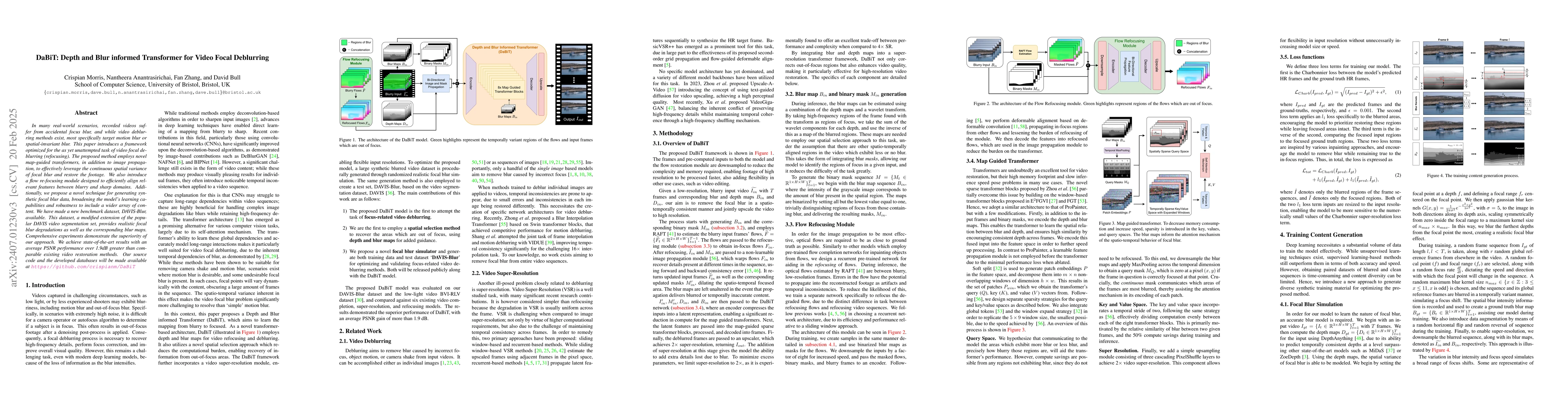 Thumbnail for DaBiT: Depth and Blur informed Transformer for Joint Refocusing and
  Super-Resolution