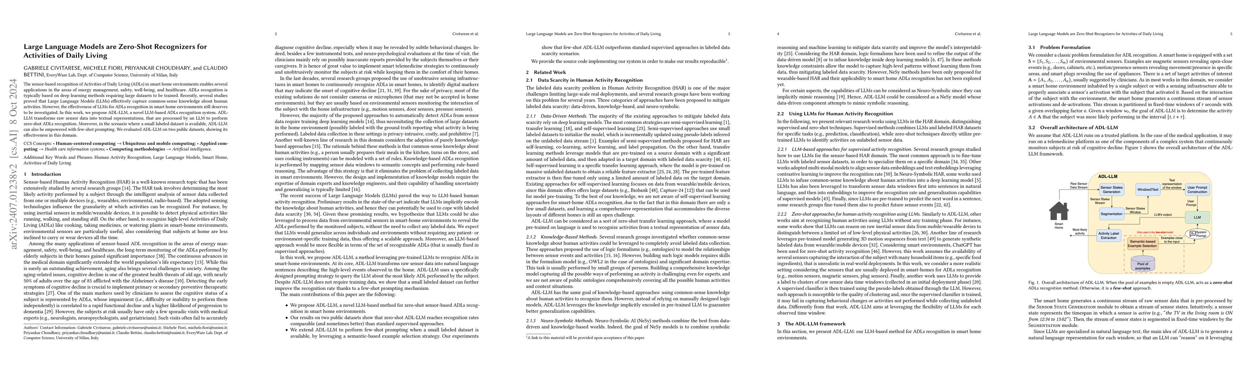 Thumbnail for Large Language Models are Zero-Shot Recognizers for Activities of Daily
  Living