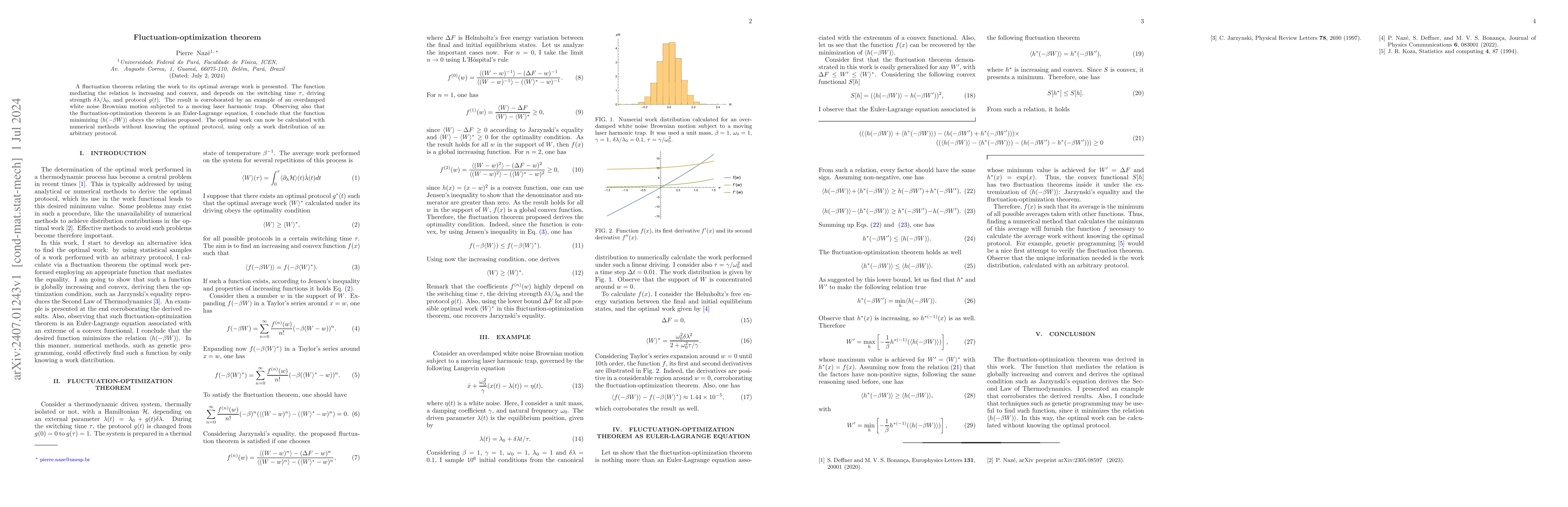 Thumbnail for Fluctuation-optimization theorem