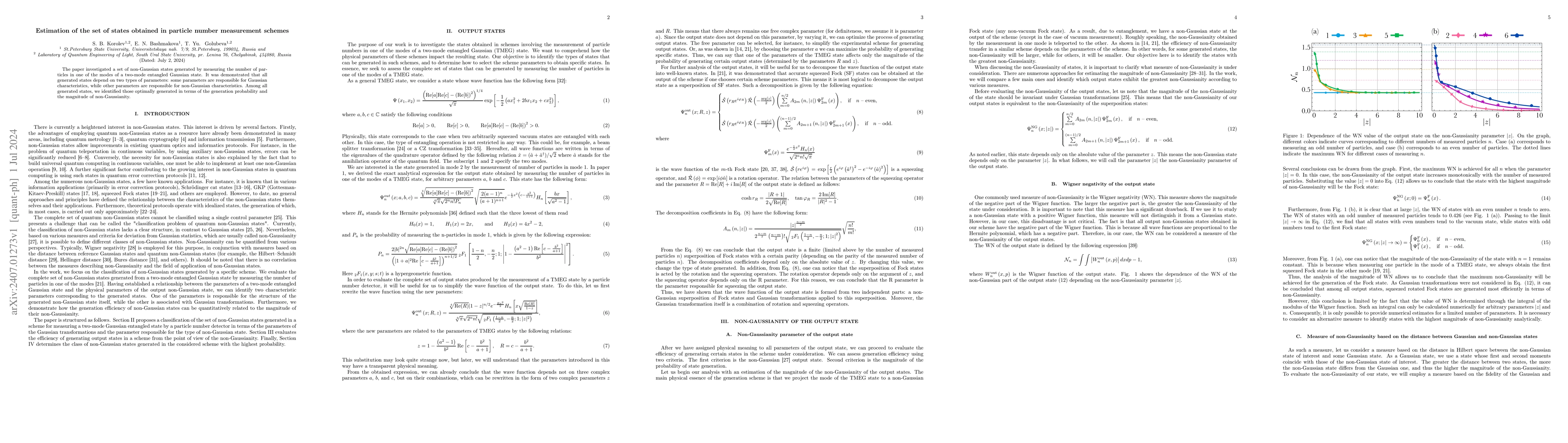 Thumbnail for Estimation of the set of states obtained in particle number measurement
  schemes