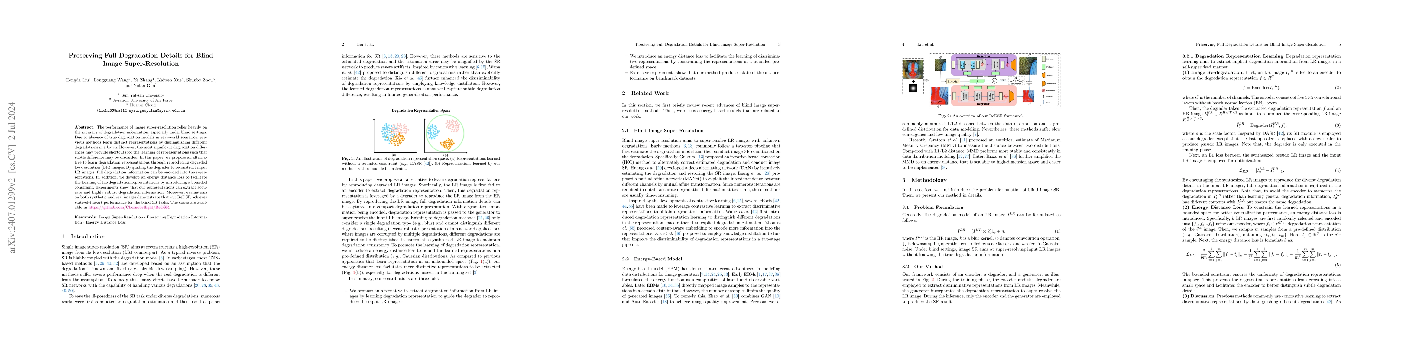Thumbnail for Preserving Full Degradation Details for Blind Image Super-Resolution