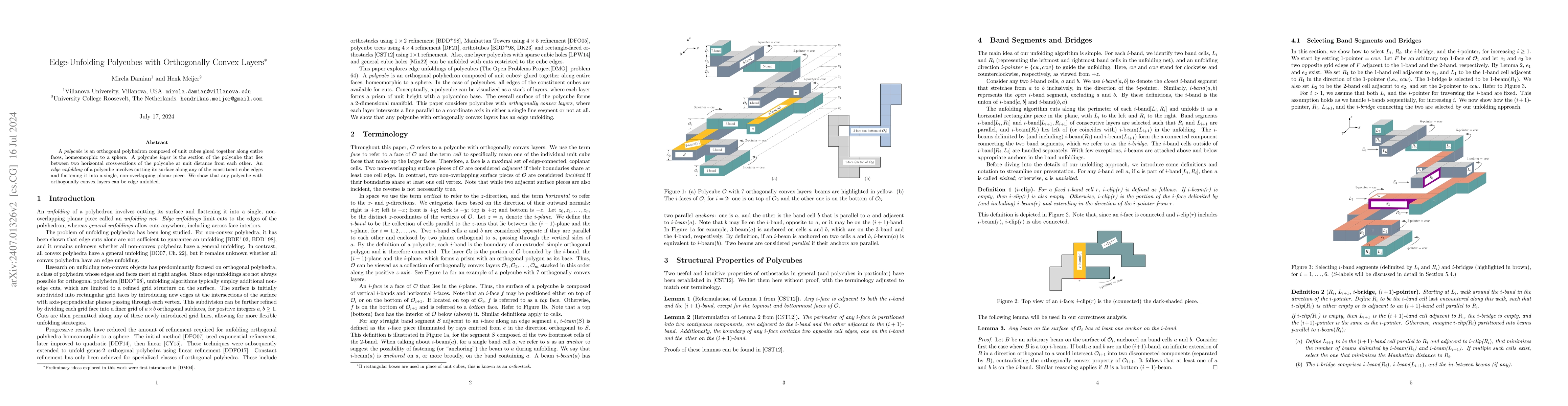 Thumbnail for Edge-Unfolding Polycubes with Orthogonally Convex Layers