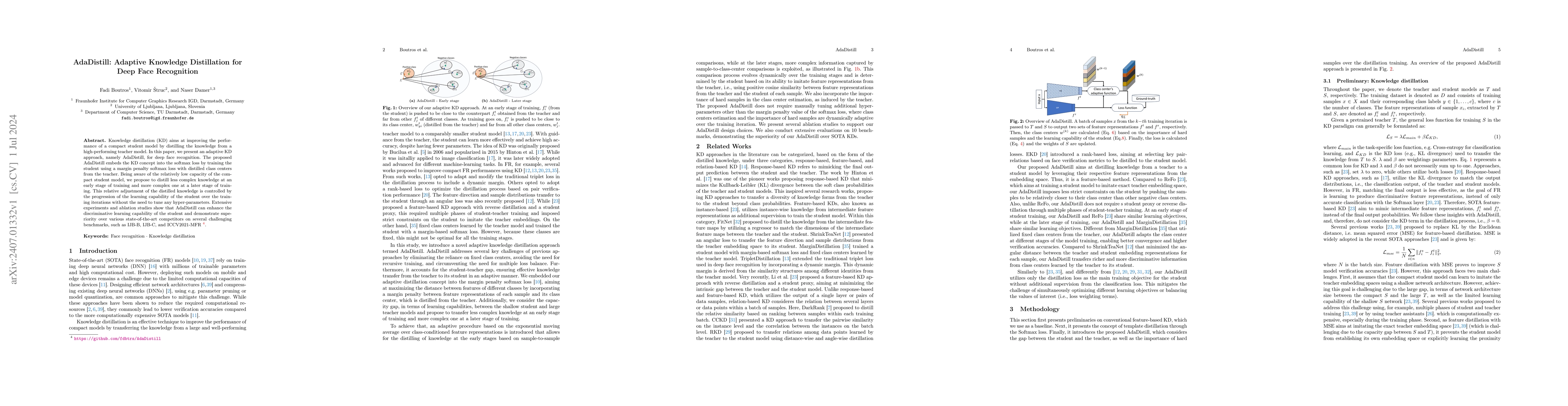 Thumbnail for AdaDistill: Adaptive Knowledge Distillation for Deep Face Recognition