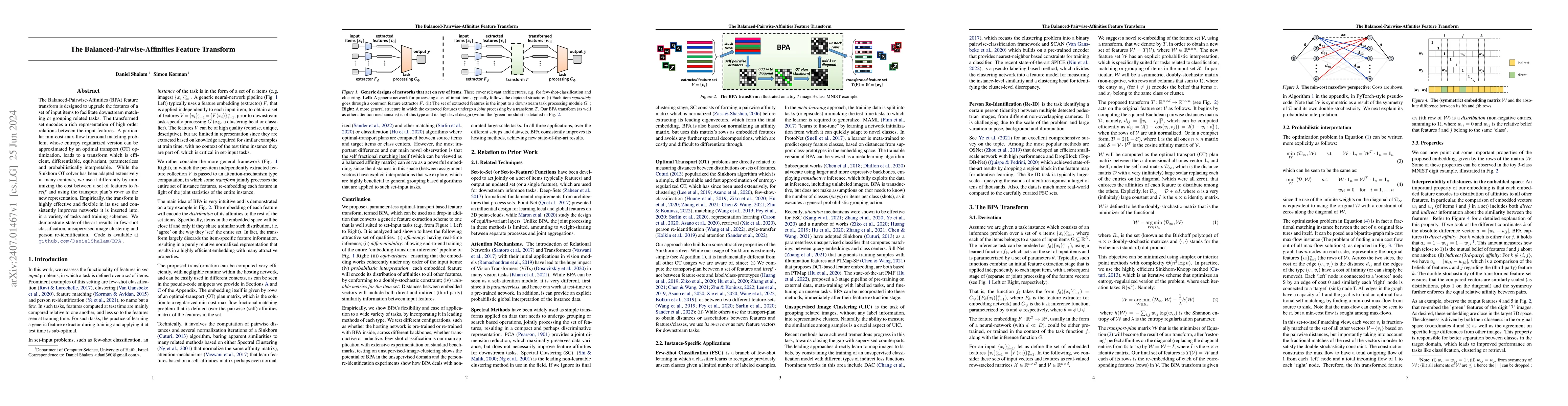 Thumbnail for The Balanced-Pairwise-Affinities Feature Transform