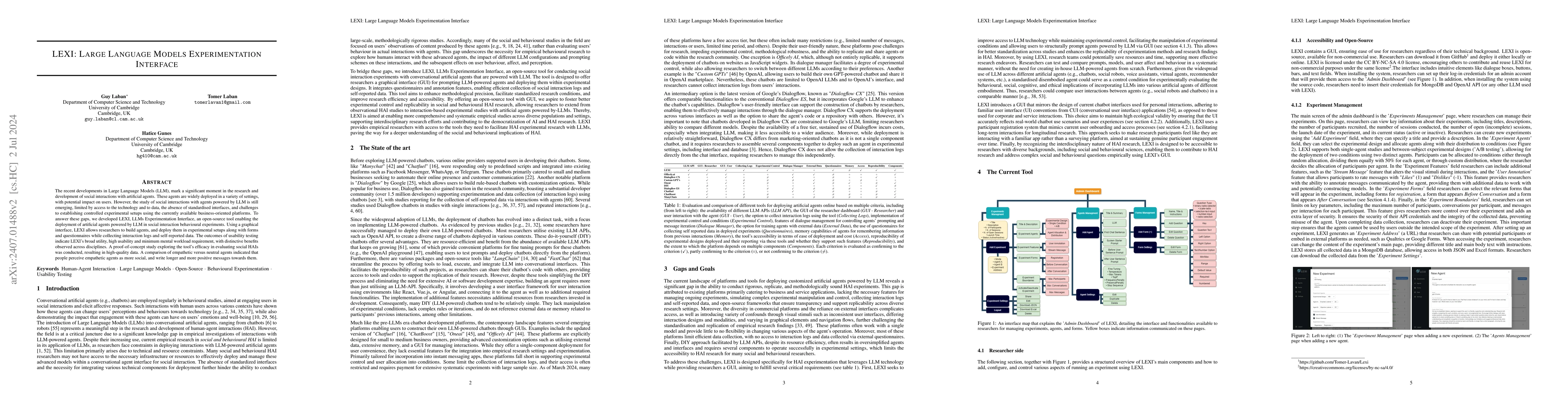 Thumbnail for LEXI: Large Language Models Experimentation Interface