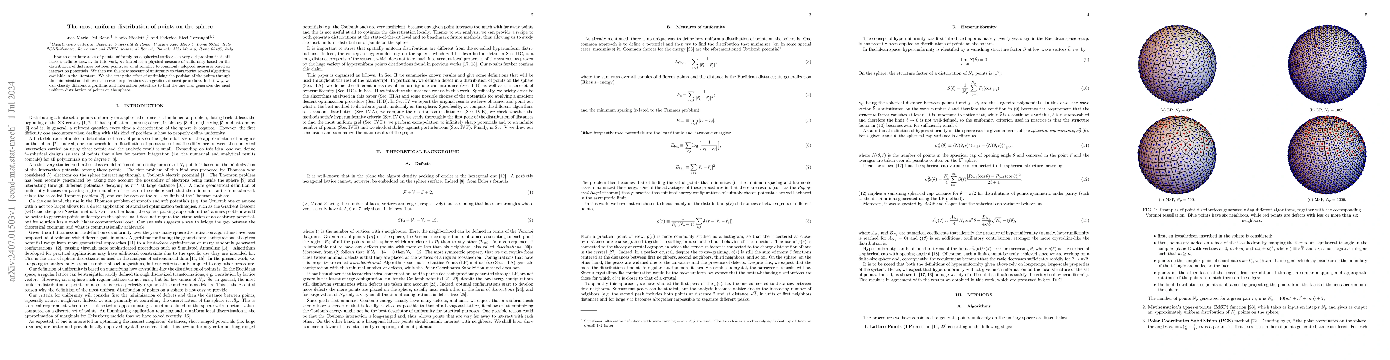Thumbnail for The most uniform distribution of points on the sphere