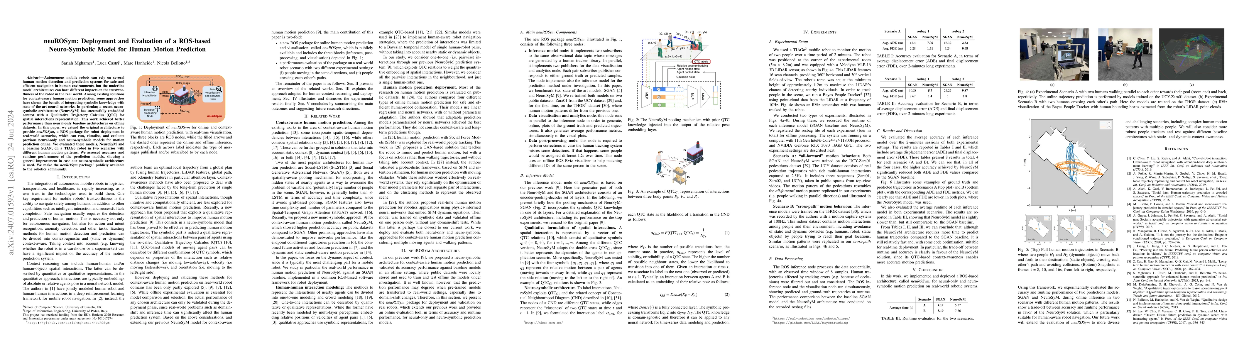 Thumbnail for neuROSym: Deployment and Evaluation of a ROS-based Neuro-Symbolic Model
  for Human Motion Prediction
