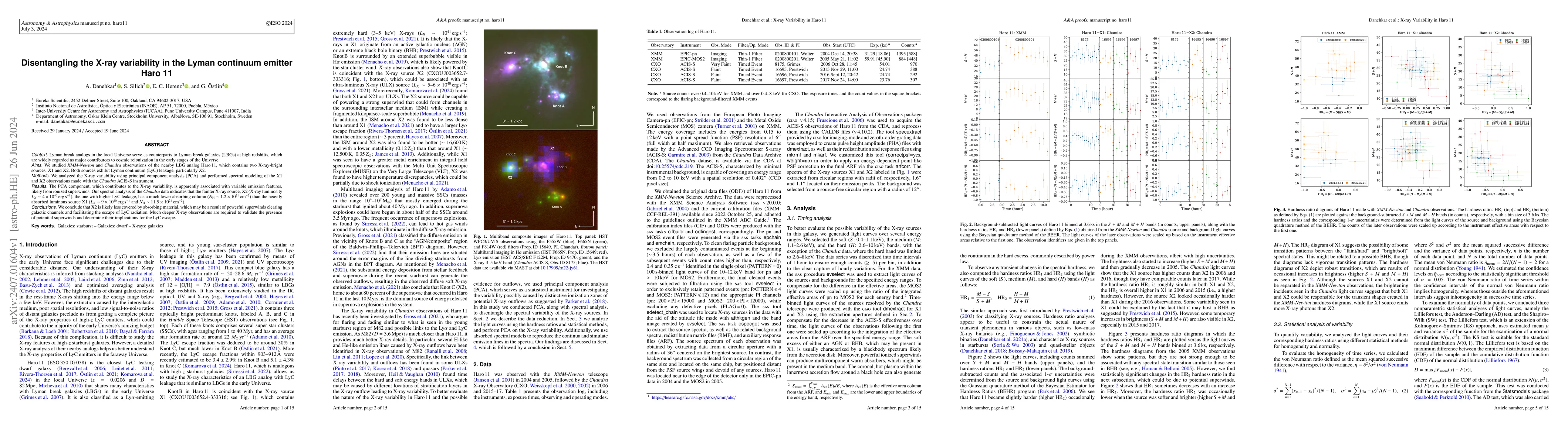 Thumbnail for Disentangling the X-ray variability in the Lyman continuum emitter Haro
  11
