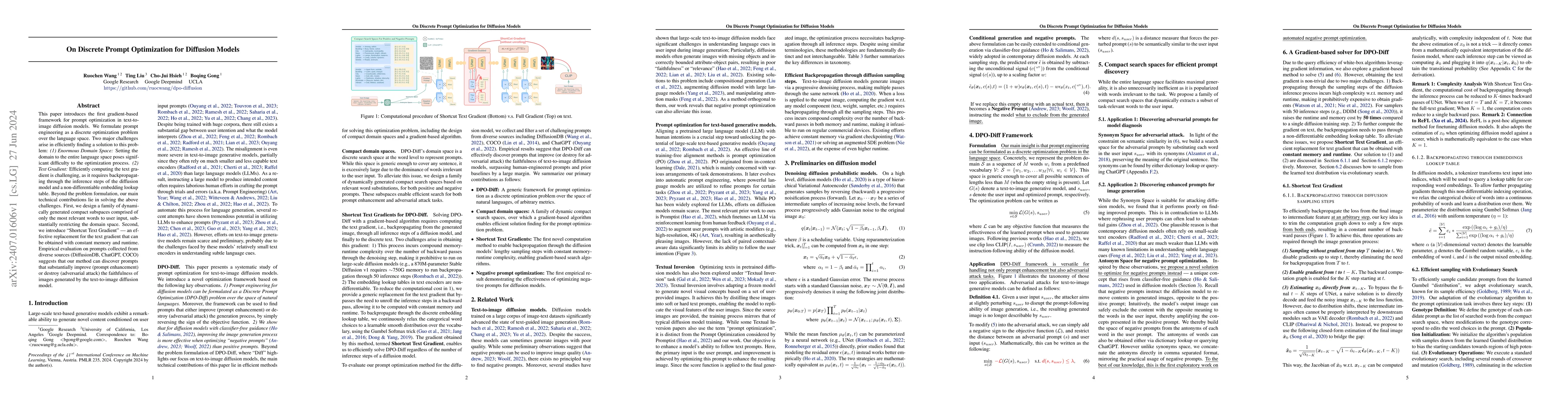 Thumbnail for On Discrete Prompt Optimization for Diffusion Models