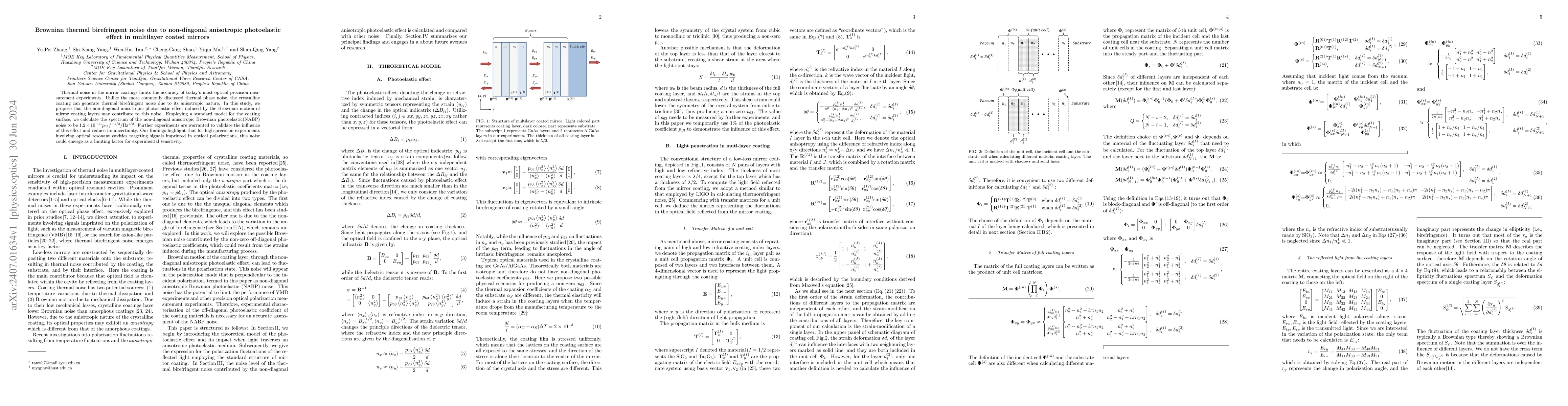 Thumbnail for Brownian thermal birefringent noise due to non-diagonal anisotropic
  photoelastic effect in multilayer coated mirrors