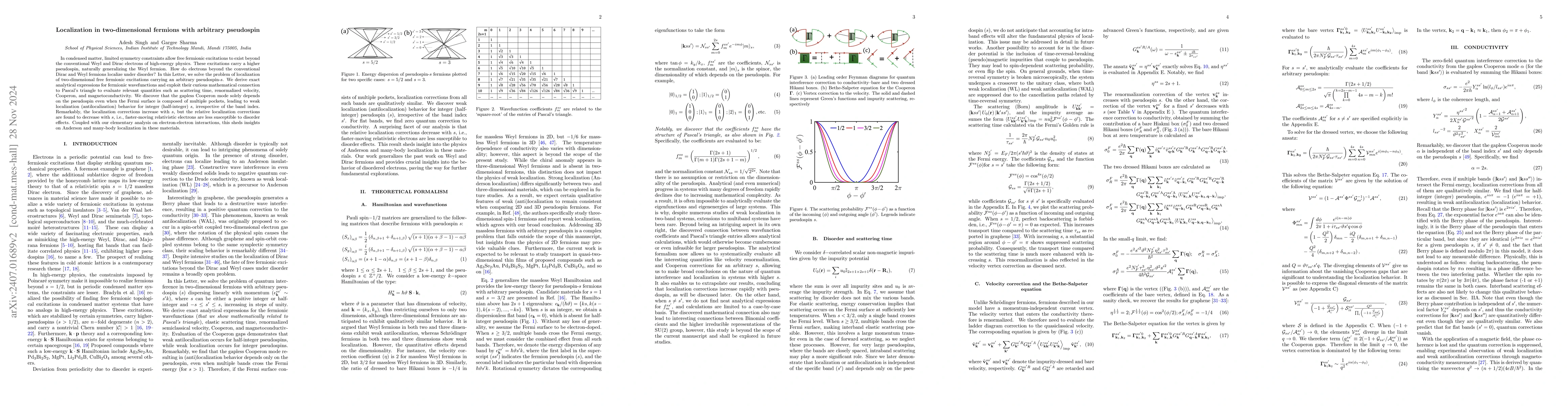Thumbnail for Localization beyond Dirac and Weyl fermions