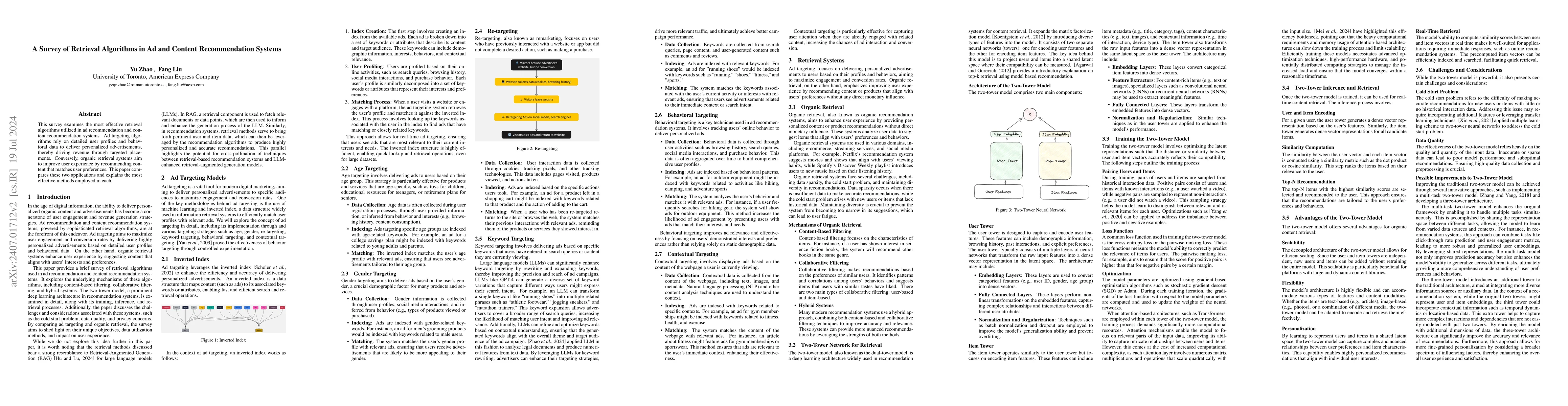 Thumbnail for A Survey of Retrieval Algorithms in Ad and Content Recommendation
  Systems