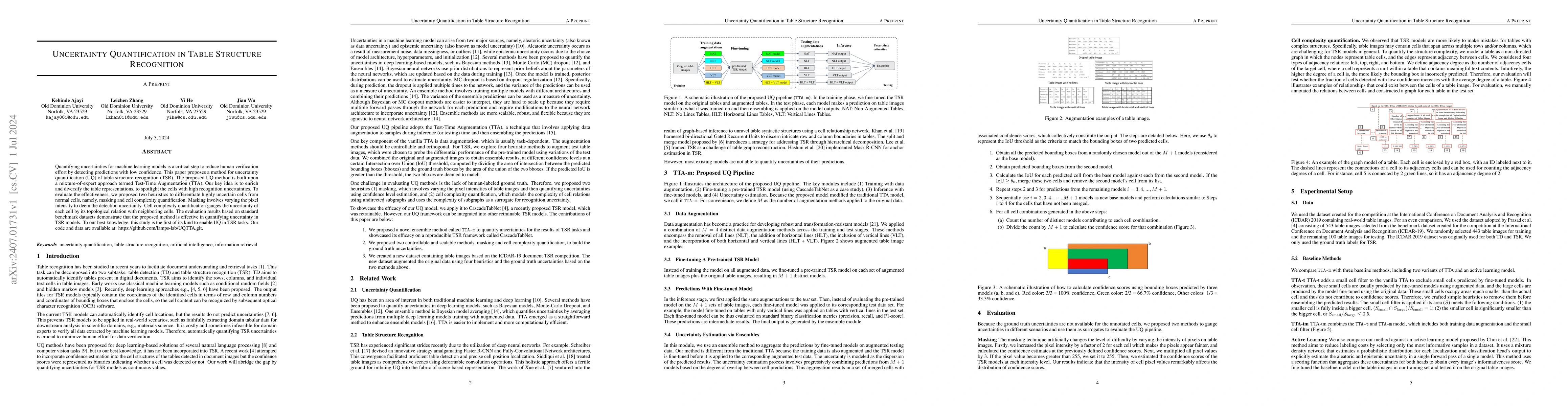 Thumbnail for Uncertainty Quantification in Table Structure Recognition